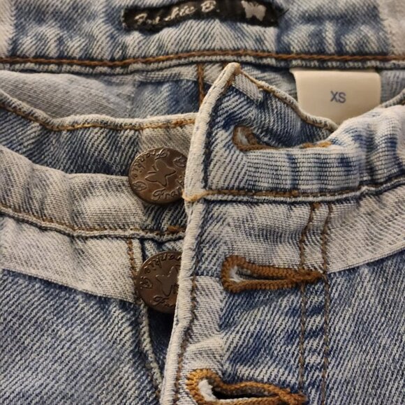 Frankie B Vintage Patchwork Boot Cut Jeans Size XS - Picture 5 of 11